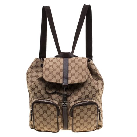 gucci gg canvas jackie backpack|custom Gucci backpack.